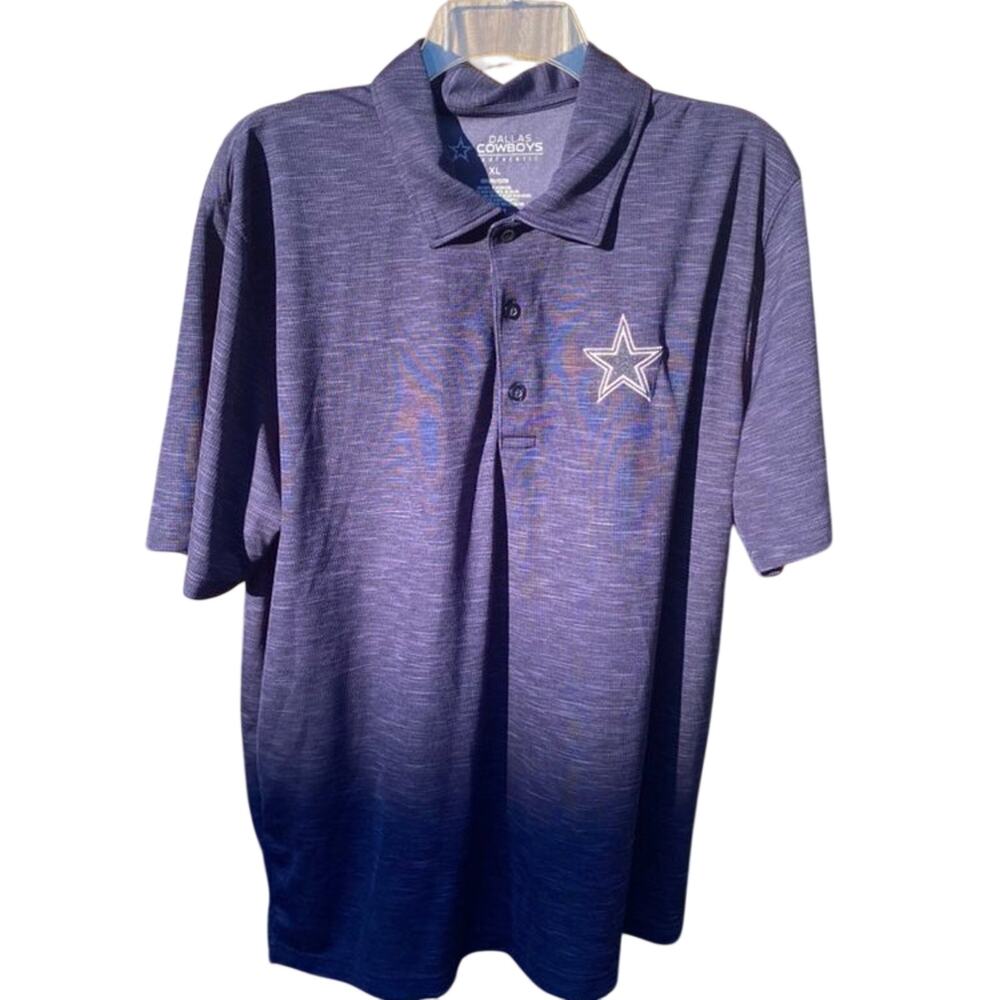 Dallas Cowboys Golf Polo Shirt Mens XL Extra Large Performance Lightweight Sport